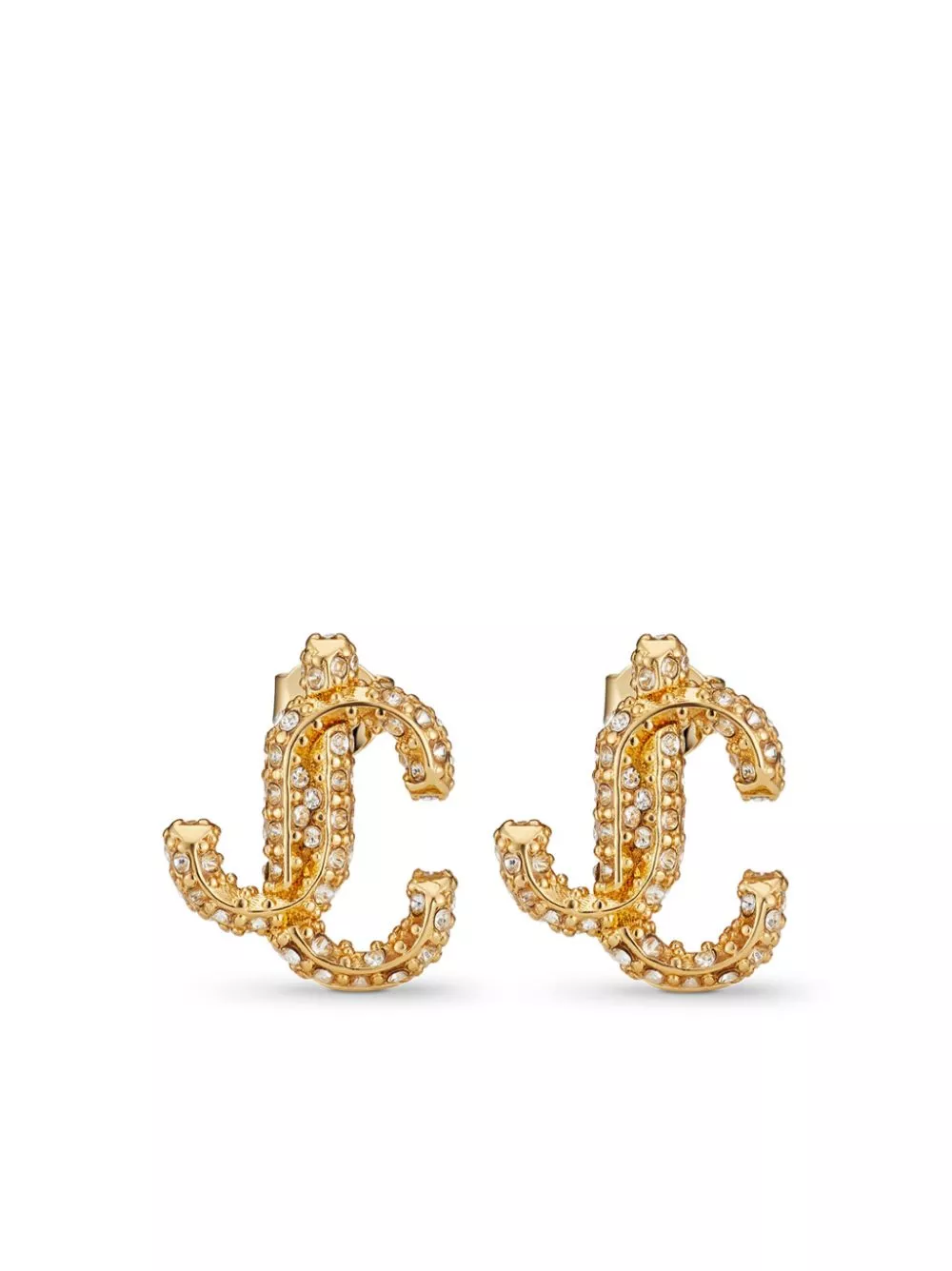 Jimmy Choo JC crystal-embellished stud earrings Women 0118