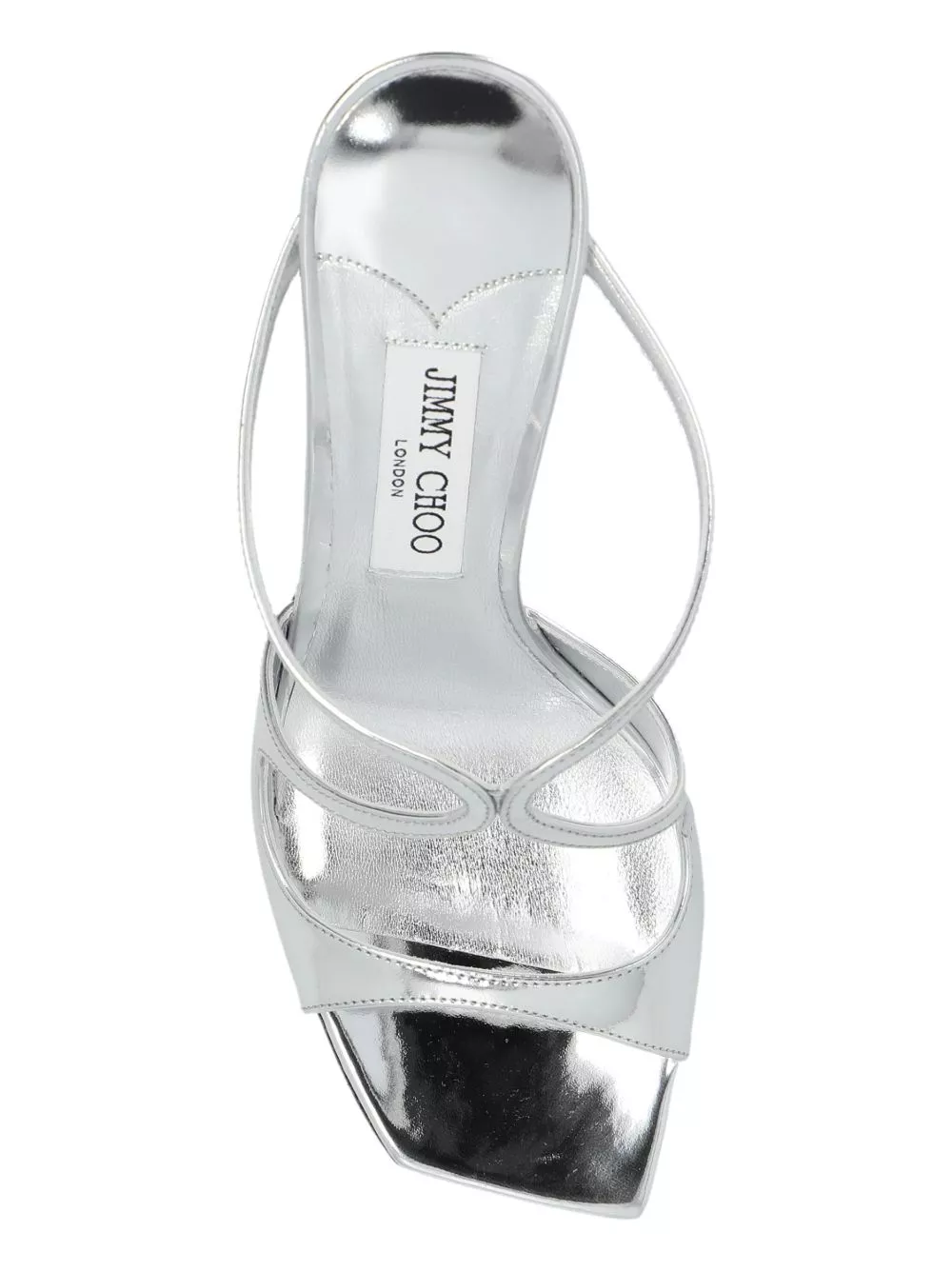 Affordable Jimmy Choo 95mm Anise metallic leather mules Women 0113