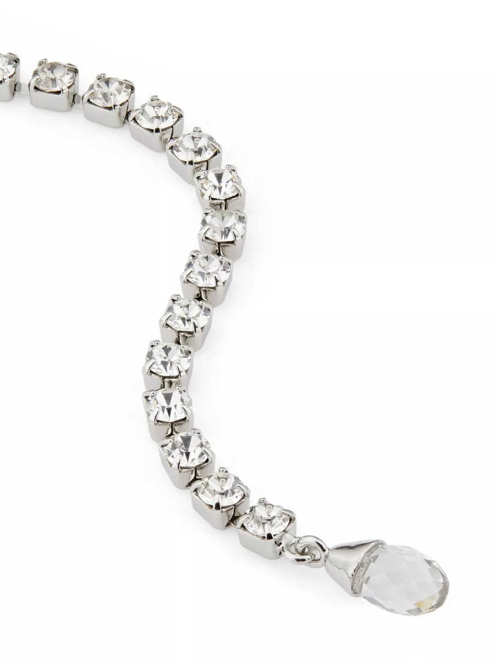 Affordable Jimmy Choo Saeda crystal-embellished chain necklace Women 0116