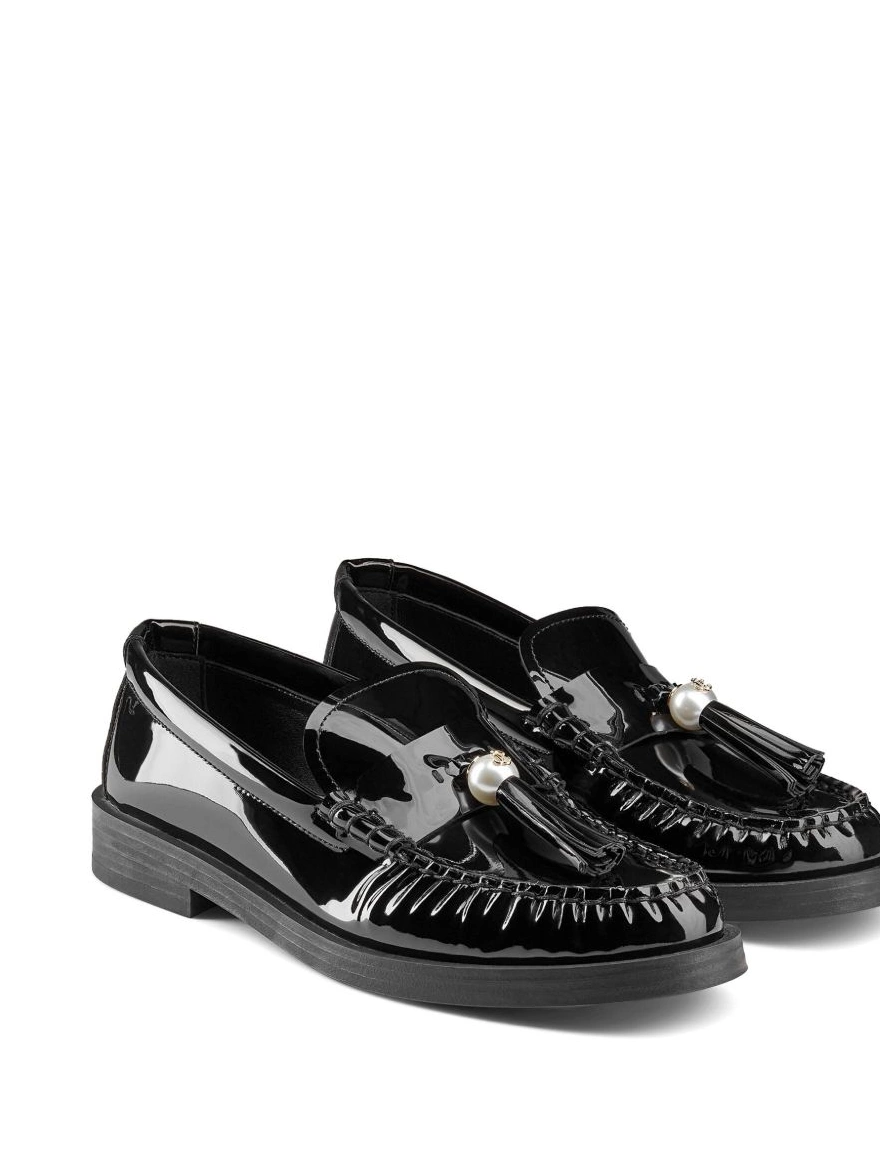 Affordable Addie Jimmy Choo loafers Women pearl-embellished leather 0222