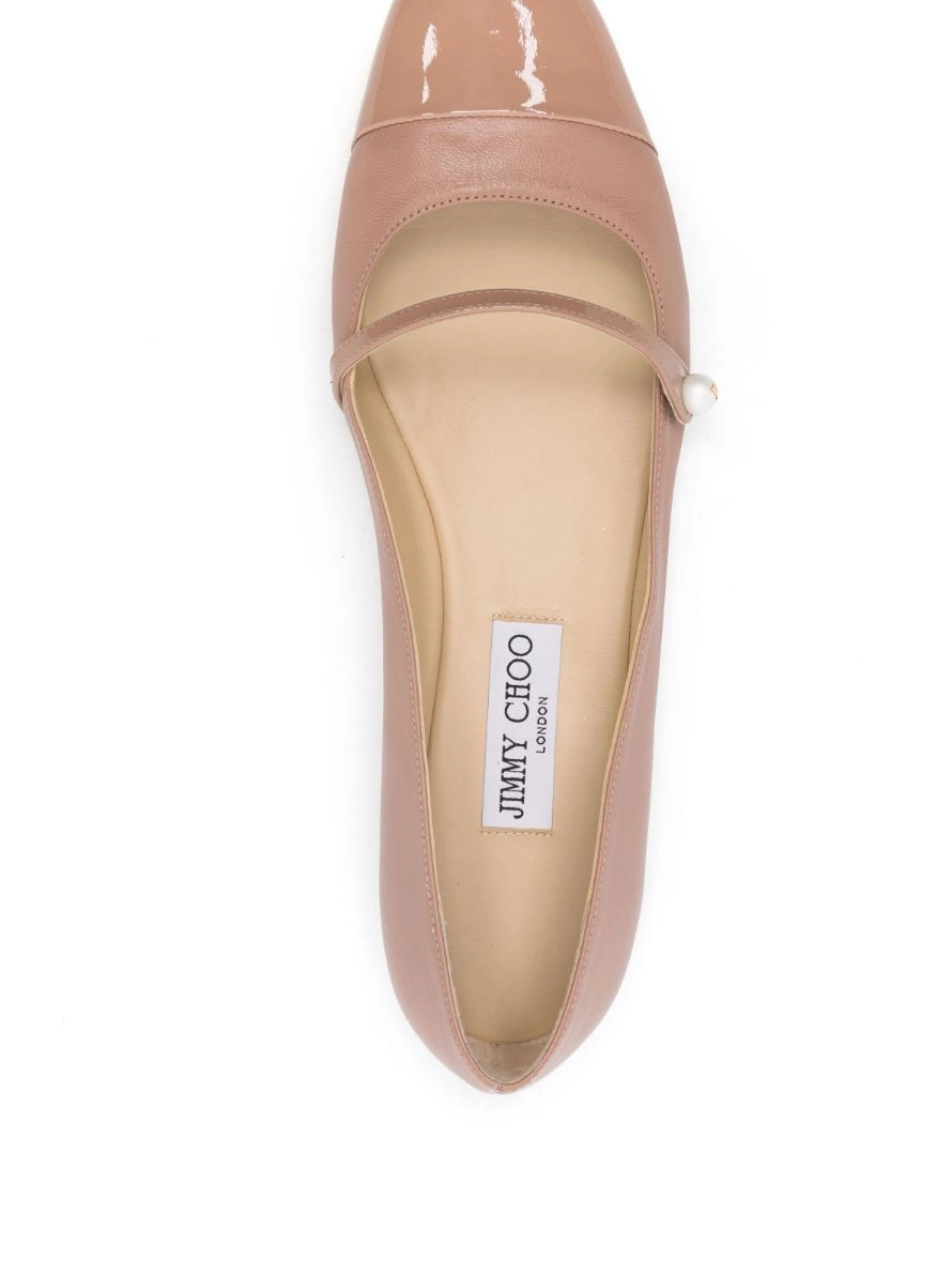 Affordable Women Choo pearl-detail Jimmy shoes ballerina 0222