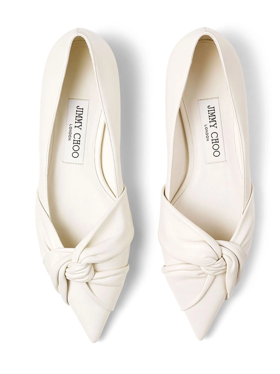 Affordable ballerina Women shoes Jimmy Choo Hedera knot-detail 0222